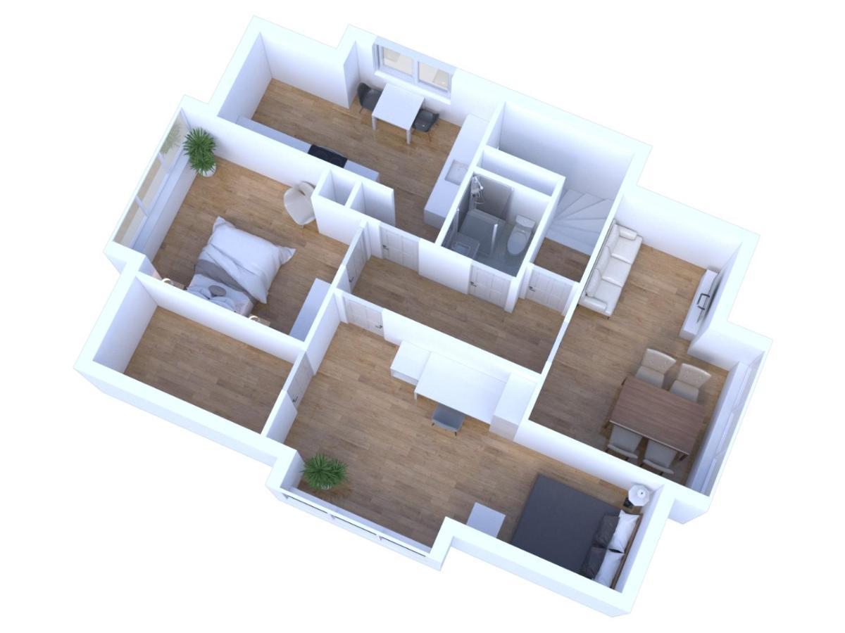 אולדנבורג Schoenes City-Apartment Mit 2 Schlafzimmer, Parkplatz, Ruhig Und Hell, D46-Dg מראה חיצוני תמונה