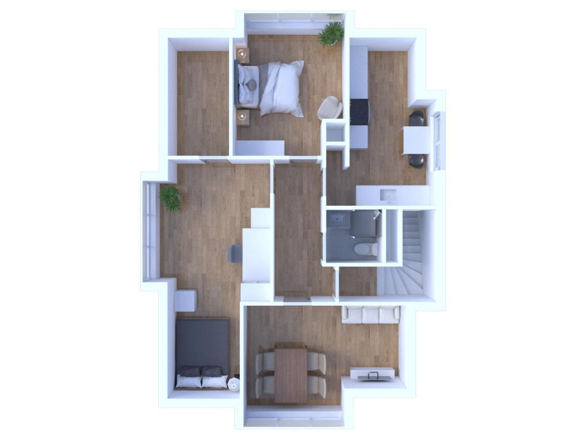 אולדנבורג Schoenes City-Apartment Mit 2 Schlafzimmer, Parkplatz, Ruhig Und Hell, D46-Dg מראה חיצוני תמונה